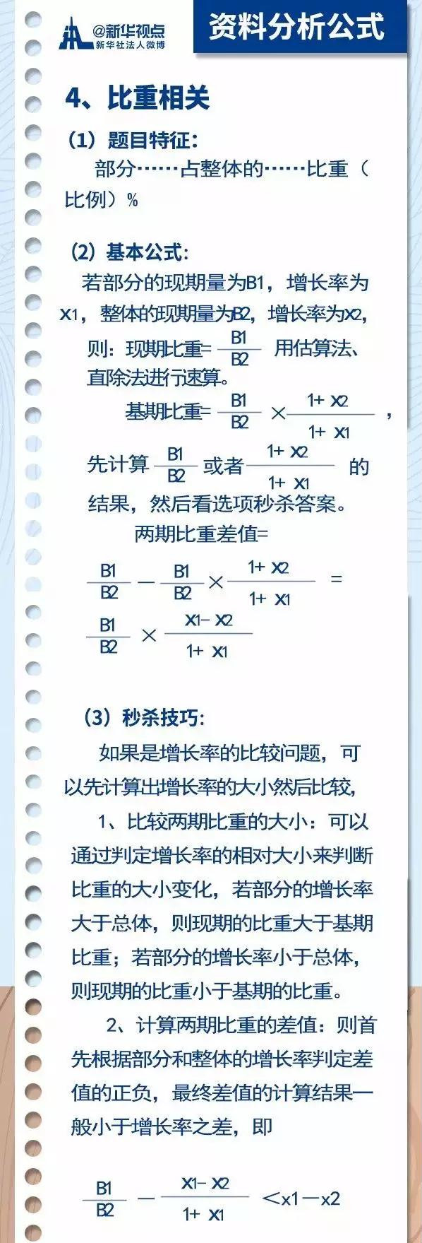 2020國(guó)考行測(cè)常用公式匯總，背完答題省時(shí)省力